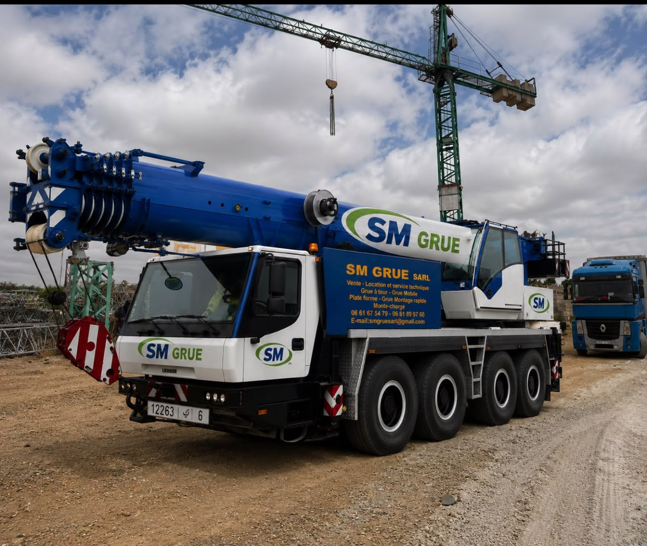 Camion grue et manutention lourde Maroc - SM Grue
